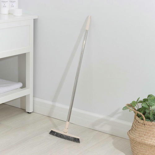 Щётка для подметания пола с поворотной насадкой Доляна, 17x8x114 см