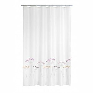 Штора для ванных комнат Flora цветной 180х200 см