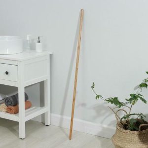 Черенок деревянный, лакированный Доляна, 119,5x2,2 см, c еврорезьбой, сорт дерева B