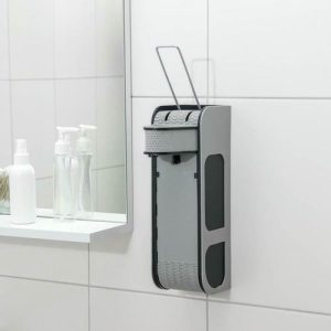 Диспенсер для жидкого мыла локтевой, 1000 мл цвет серый