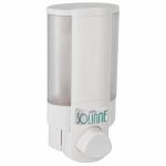 Дозатор для жидкого мыла пластиковый Solinne, цвет белый, 380 мл