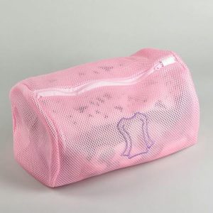 Мешок для стирки Доляна, 34x23x23 см, трехслойный, крупная сетка, цвет МИКС