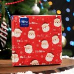 Салфетки бумажные Pero Prestige «Морозики», 3 слоя, 33х33, 20 шт