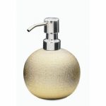 Дозатор для жидкого мыла Lucida, цвет золотой, 440 мл