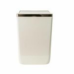 Мусорное ведро с крышкой Toskana, 6 л, пластик, цвет бежевый/золото