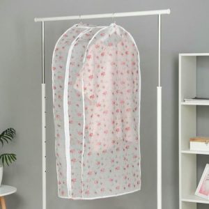 Чехол для одежды 60x30x110 см, цвет МИКС