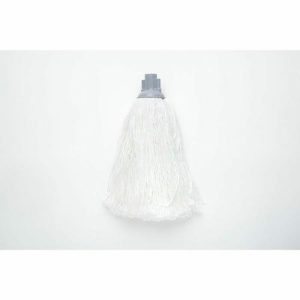 Насадка для швабры с резьбой, верёвочная микрофибра, цвет белый 150 г