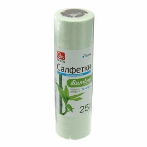 Рулон салфеток из бамбука GRIFON, 25x30 см, рулон 25 шт