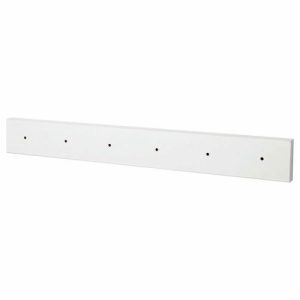 Вешалка на 6 крючков ЛУРТ, белая морилка