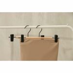 Вешалка для брюк и юбок SAVANNA Wood, 28x11,5x2,8 см, цвет чёрный