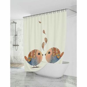 Штора для ванн «Птички» 180х200 см,