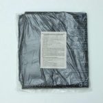 Пакеты для сбора, хранения и утилизации медицинских отходов, класс «Г», 70x80см, 14 микрон, 50 шт, цвет чёрный