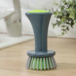 Щётка для посуды с высокой ручкой Доляна «Цилиндр», 7x13 см, цвет МИКС