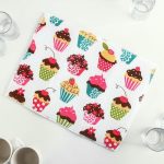 Коврик для сушки посуды Доляна «Пирожные», 30x40 см, микрофибра