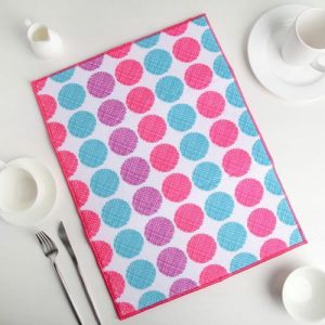 Коврик для сушки посуды Доляна «Твистер», 38x51 см, микрофибра