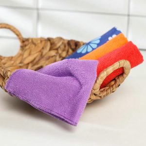 Салфетка универсальная, микрофибра, 30x30 см, 200 гр/м2, цвет МИКС