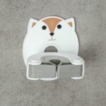 Держатель для уборочного инвентаря на липучке «Лиса», 9x7,5x5,5 см