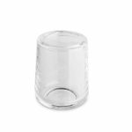 Стакан для зубной пасты Vetro, пластик, 23,5 x 11 см, прозрачный