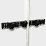 Держатель для уборочного инвентаря Доляна, 40x5x4 см, 3 отделения, алюминий