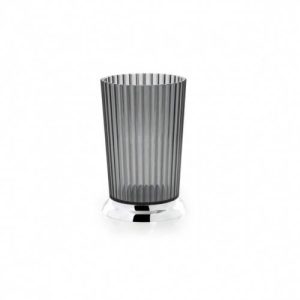 Стакан для зубных щеток Nely, цвет прозрачно-чёрный