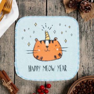 Салфетка Happy New Year, 20х20 см, п/э