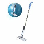 Швабра для мытья пола Pioneer с распылителем, 230 мл, 122 см, цвет белый-голубой