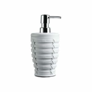 Дозатор для жидкого мыла Palm, пластик, цвет белый, 350 мл