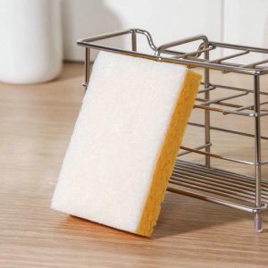 Губка целлюлозная с мягким абразивом Antibac Soft, 10x7x2 см, 1 шт