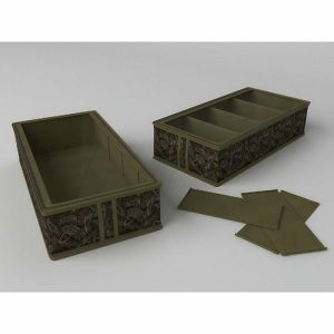 Короб для обуви на 4 ячейки «Русский Шик», 26х52х12 см