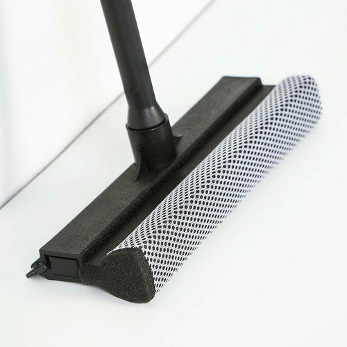 Окномойка с пластиковой ручкой и сгоном, 20x40 см, поролон — изображение 2