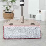 Швабра-веник для мытья пола Доляна, насадка из микрофибры 33 см, стальная ручка 87-124 см, цвет МИКС