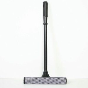 Окномойка с пластиковой ручкой и сгоном, 20x40 см, поролон