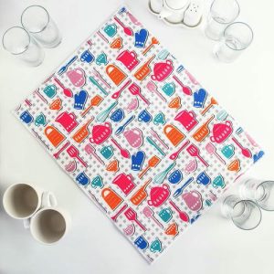 Коврик для сушки посуды Доляна «Кухня», 38x51 см, микрофибра