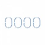 Кольца для штор, 12 шт, голубые