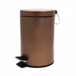 Мусорное ведро Ed 5 л, цвет коричневый металлик