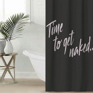 Штора для ванной Этель Time to get naked 145 х 180 см, полиэстер