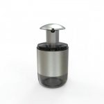 Гигиенический дозатор для жидкого мыла HYGIENIC, прозрачно-чёрный, 9х9х18 см