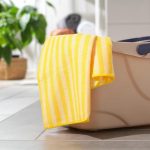 Тряпка для мытья пола Доляна «Полоска», 50x70 см, микрофибра, 160 гр, цвет МИКС