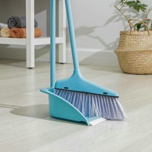 Щётка с совком Доляна: щётка 23x78, совок 25x26x71, ручки металл, цвет МИКС