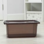 Контейнер для хранения с крышкой Porter, 14 л, 43,5x31,5x17,5 см, цвет грозовое небо