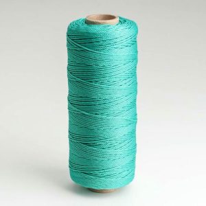 Шнур кручёный полипропилен, d=1,5 мм, длина 250 м, цвет зелёный