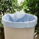 Мешки-вкладыши в бочку «Узоры чистоты», 240 л, 90x135 см, 76 мкм, ПВД, 5 шт, цвет синий