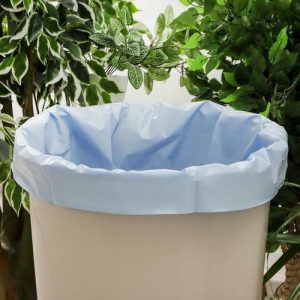 Мешки-вкладыши в бочку «Узоры чистоты», 240 л, 90x135 см, 76 мкм, ПВД, 5 шт, цвет синий