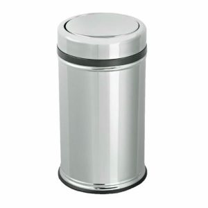 Мусорное ведро с вращающейся крышкой, 20 л, стальная