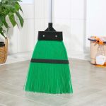 Метла пластиковая Доляна, алюминиевый телескопический черенок (Плоская)