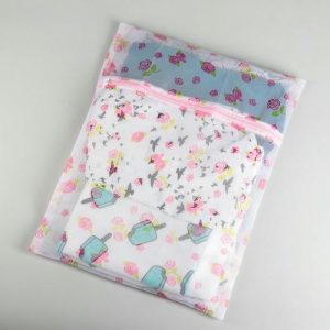 Мешок для стирки белья Доляна, 40x50 см, мелкая сетка, рисунок МИКС