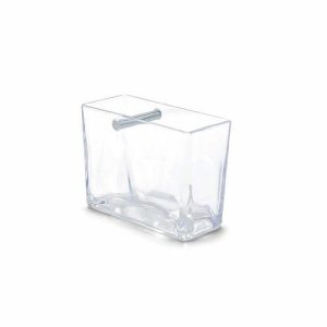 Стакан для зубной пасты и щётки Biga, пластик, прозрачный