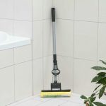 Швабра для мытья пола Доляна, PVA с роликовым отжимом, 120 см, телескопическая ручка 70-105 см, насадка 27x6 см, цвет микс