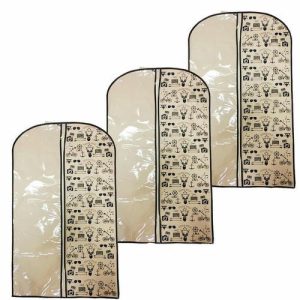 Комплект из 3-х чехлов для одежды Hipster Style 120x60 см