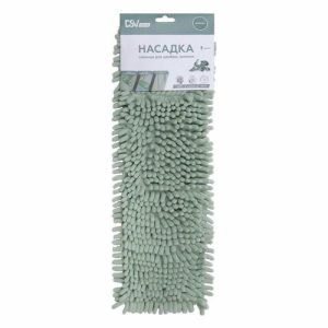 Насадка для плоской швабры шенилл микрофибра,